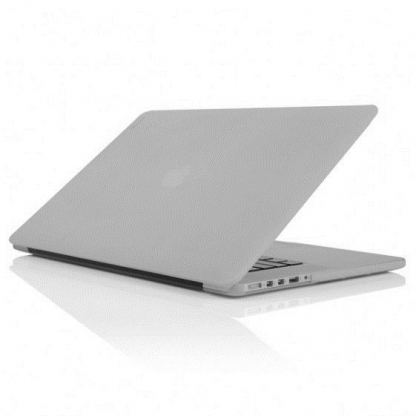 Incipio Retina Feather Case - поликарбонатов кейс за MacBook Pro Retina Display 15 инча (прозрачен-матиран) 2