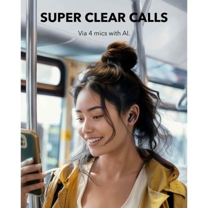 Безжични блутут слушалки със зареждащ кейс за мобилни устройства (черен) 	 - Anker Soundcore P30i TWS Noise Cancelling Earbuds 2