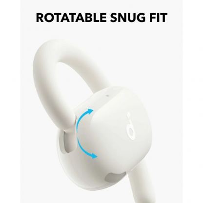 Спортни блутут TWS слушалки с кейс за зареждане - Anker SoundCore V20i Open-Ear TWS Earbuds (бял) 3