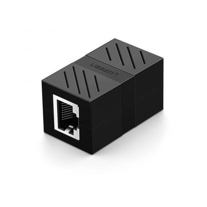 Ugreen Ethernet Network Cable Connector 10 Gbps - Ethernet удължителен адаптер за свързване на два RJ45 кабела (черен) 2