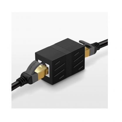 Ugreen Ethernet Network Cable Connector 10 Gbps - Ethernet удължителен адаптер за свързване на два RJ45 кабела (черен) 7