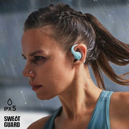 Спортни блутут TWS слушалки с кейс за зареждане - Anker SoundCore AeroFit Pro TWS Earbuds (син) 3