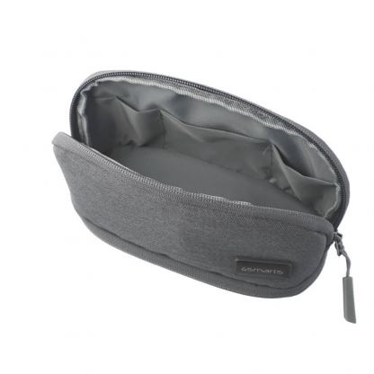 Органайзер за захранване, кабели, слушалки и други аксесоари - 4smarts Tech-Pouch On-The-Go (сив) 4