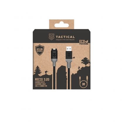 Магнитен кабел за Garmin смартчасовници (100 см) - Tactical Recce 3:20 Garmin USB-A Charging Cable (черен) 3