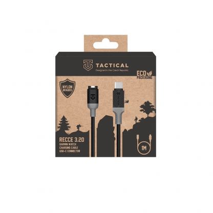 Магнитен кабел за Garmin смартчасовници (100 см) - Tactical Recce 3:20 Garmin USB-C Charging Cable (черен) 3