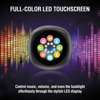 Безжични блутут слушалки със зареждащ кейс - 4smarts SkyBuds Screen Pro ANC TWS In-Ear Bluetooth Earphones (черен) 7