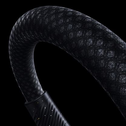 Кабел с въжена оплетка и бързо зареждане за устройства с USB-C порт - Benks PowerWeave USB-C to USB-C Braided Cable 100W PD (100 см) (бял) 4