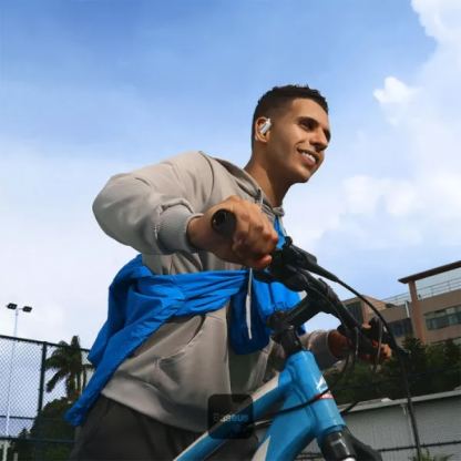 Безжични блутут слушалки със зареждащ кейс - Baseus Eli Sport 1 Open-Ear TWS Earbuds (бял) 9