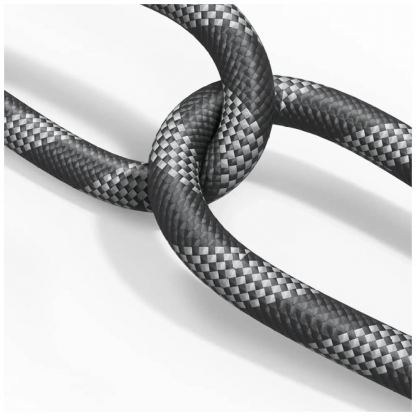 Универсална връзка за носене през врата за смартфони с вграден USB-C към Lightning кабел - USAMS SJ746 USB-C to Lightning Phone Lanyard Cable 30W (лилав) 4