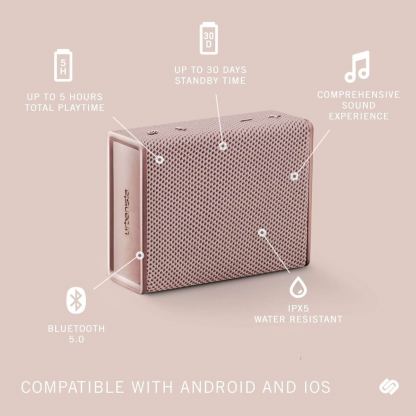 Безжичен блутут спийкър за мобилни устройства - Urbanista Sydney Bluetooth Speaker (розово злато) 3