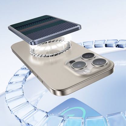 Преносима външна батерия с USB-C порт и безжично зареждане с MagSafe - Benks ArmorGo Aurora Light Magnetic Wireless Power Bank 10000 mAh 15W (черен-зелен) 7