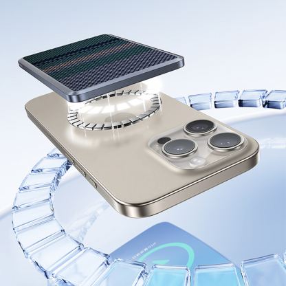 Преносима външна батерия с USB-C порт и безжично зареждане с MagSafe - Benks ArmorGo Aurora Light Magnetic Wireless Power Bank 5000 mAh 15W (черен-зелен) 7