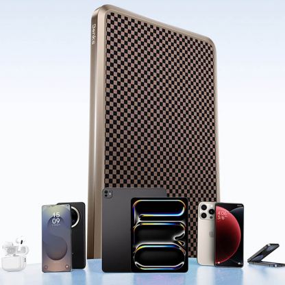 Преносима външна батерия с USB-C порт и безжично зареждане с MagSafe - Benks ArmorGo Tint Gold Magnetic Wireless Power Bank 5000 mAh 15W (златист) 5