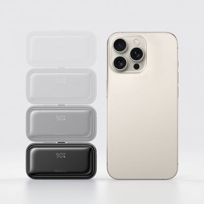 Външна батерия с Lightning конектор и вграден USB-C кабел - Mcdodo FreeKit Powerbank Lightning Connector With Build-In USB-C Cable 5000mAh 22.5W (черен) 6