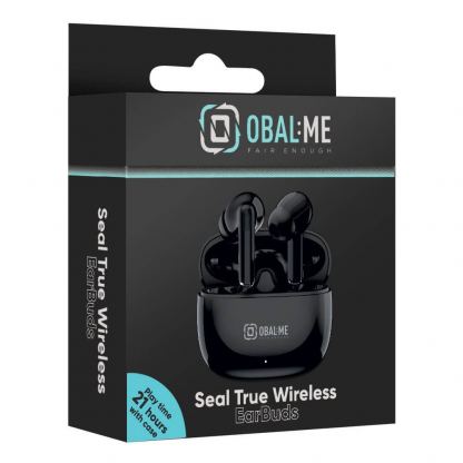 Безжични блутут слушалки със зареждащ кейс - OBALME Seal True Wireless In-EarBuds (черен) 7