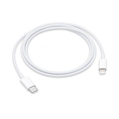 Сертифициран (MFI) USB-C към Lightning кабел за Apple устройства с Lightning порт - Freenet Basics MFI Fast Charge USB-C to Lightning Cable 60W (150 см) (бял) 2