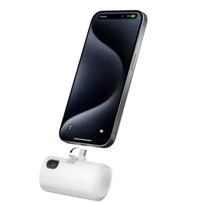 Външна батерия с USB-C конектор - 4smarts PicoFold Powerbank USB-C Connector 5000mAh 22.5W (бял) 2