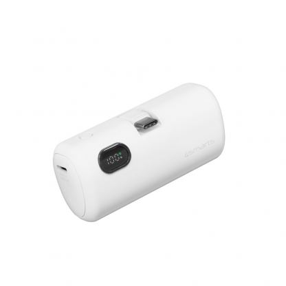 Външна батерия с USB-C конектор - 4smarts PicoFold Powerbank USB-C Connector 5000mAh 22.5W (бял) 3