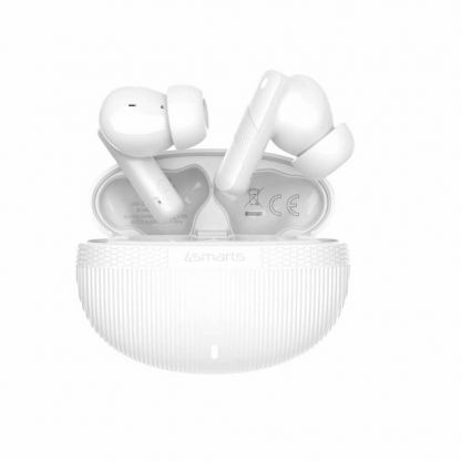 Безжични блутут слушалки със зареждащ кейс - 4smarts SkyBuds Pro ANC TWS In-Ear Bluetooth Earphones (бял) 2