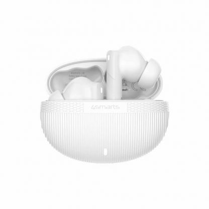 Безжични блутут слушалки със зареждащ кейс - 4smarts SkyBuds Pro ANC TWS In-Ear Bluetooth Earphones (бял) 6