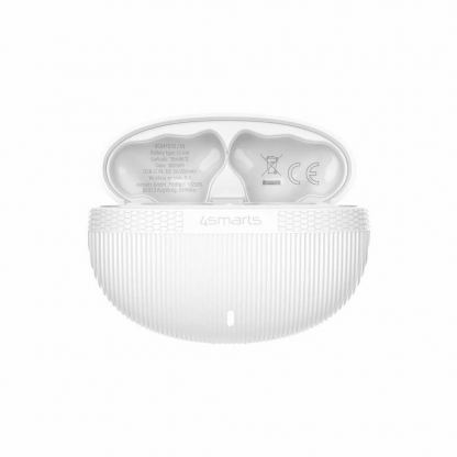 Безжични блутут слушалки със зареждащ кейс - 4smarts SkyBuds Pro ANC TWS In-Ear Bluetooth Earphones (бял) 8