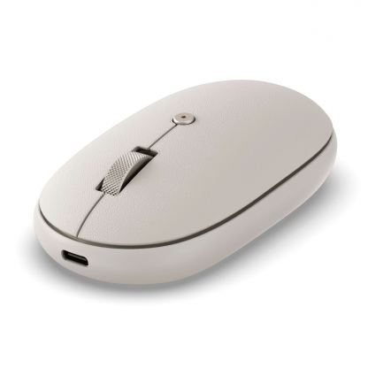 Безжична блутут мишка за PC и Mac - Satechi OntheGo Bluetooth Mouse (бежов) 2