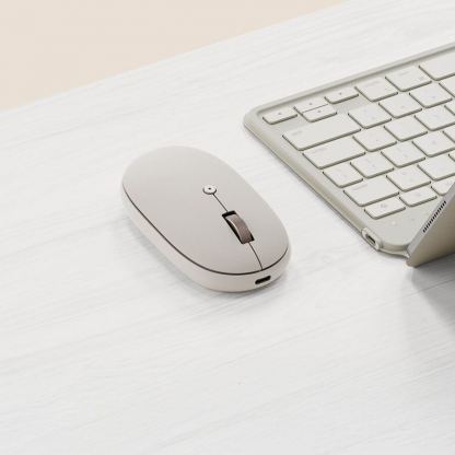 Безжична блутут мишка за PC и Mac - Satechi OntheGo Bluetooth Mouse (бежов) 10