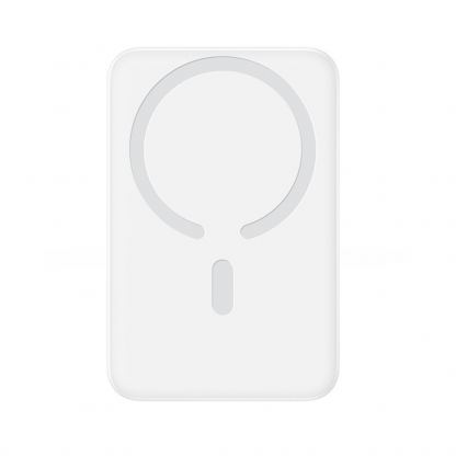 Преносима външна батерия с USB-C порт и безжично зареждане с MagSafe - Baseus EnerFill FM11 Magnetic Wireless Charging Power Bank 10000 mAh 22.5W (бял) 4