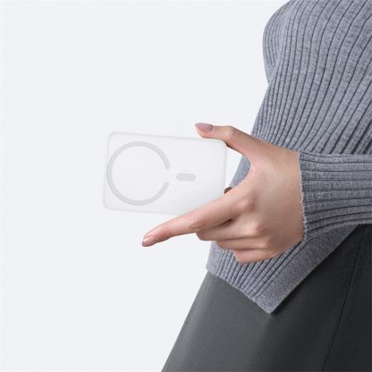 Преносима външна батерия с USB-C порт и безжично зареждане с MagSafe - Baseus EnerFill FM11 Magnetic Wireless Charging Power Bank 10000 mAh 22.5W (бял) 10