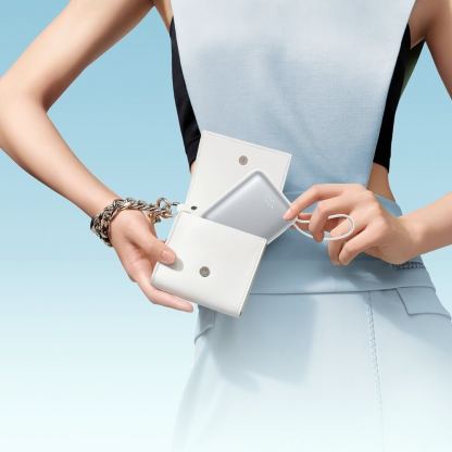 Външна батерия с вградени USB-C и Lightning кабели и USB-C порт и технология за бързо зареждане - Joyroom JR-PBF27 Portable Power Bank 22.5W 10000 mAh (бял) 7