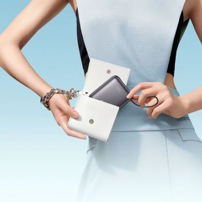 Външна батерия с вградени USB-C и Lightning кабели и USB-C порт и технология за бързо зареждане - Joyroom JR-PBF27 Portable Power Bank 22.5W 10000 mAh (черен) 7