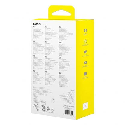 Външна батерия с вграден USB-C и Lightning кабел и USB-C, USB-А портове - Baseus Qpow2 Digital Display Power Bank With USB-C and Lightning cable 22.5W 20000 mAh (син) 13