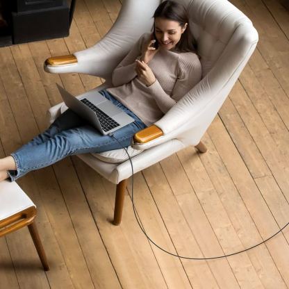 Mагнитен захранващ кабел за MacBook Pro 14 (2021-2025), MacBook Pro 16 (2021-2024), MacBook Air 13 (2021-2025), MacBook Air 15 (2023-2025) - Mcdodo USB-C to Magsafe 3 Charge Cable 140W (200 см) (черен) 4