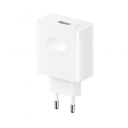 Захранване за ел. мрежа с USB-A порт с технология за бързо зареждане и USB-C кабел - Honor SuperCharge Wall Charger 66W With USB-C Cable (бял) 2