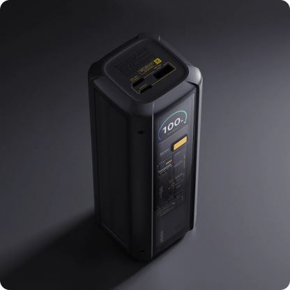 Преносима външна батерия с 2xUSB-C и 1xUSB-A изходи и технология за бързо зареждане - Xiaomi HyperCharge Power Bank 25000 mAh 212W (черен) 5