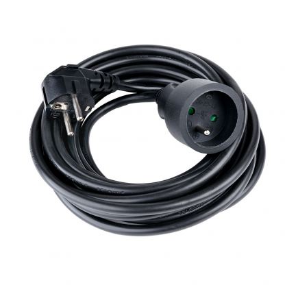 Удължителен AC кабел за зареждане на техника и мобилни устройства - Hama Standard Extension Cord 5m (черен) (5 метра) 2