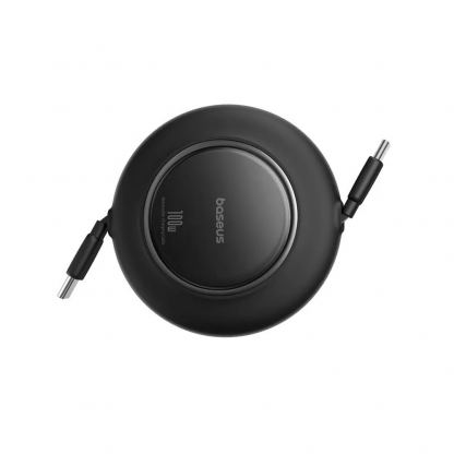 Разтягащ се USB-C към USB-C кабел - Baseus Free2Pull Retractable USB-C to USB-C Cable 100W (черен) (200 см) 3