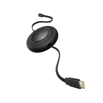 Разтягащ се USB-C към USB-C кабел - Baseus Free2Pull Retractable USB-C to USB-C Cable 100W (черен) (200 см) 5
