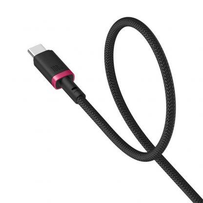 Здрав кабел с въжена оплетка за бързо зареждане за устройства с USB-C порт - Baseus Dura Series USB-C to USB-C Fast Charging Cable 100W (P10377803U01-03) (200 см) (черен-червен) 4