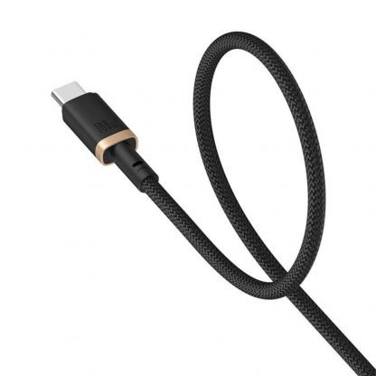 Здрав кабел с въжена оплетка за бързо зареждане за устройства с USB-C порт - Baseus Dura Series USB-C to USB-C Fast Charging Cable 100W (P10377803U01-02) (200 см) (черен-златист) 4