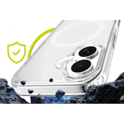 Хибриден кейс с най-висока степен на защита с MagSafe за iPhone 17 - Mobile Origin Easy Hybrid MagSafe Case (прозрачен) 7