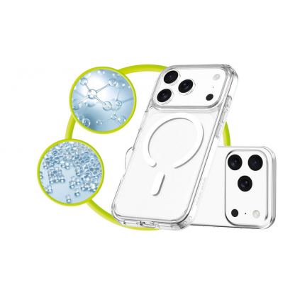 Хибриден кейс с най-висока степен на защита с MagSafe за iPhone 17 Pro - Mobile Origin Easy Hybrid MagSafe Case (прозрачен) 8