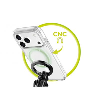 Хибриден кейс с най-висока степен на защита с MagSafe за iPhone 17 Pro - Mobile Origin Easy Hybrid MagSafe Case (прозрачен) 9