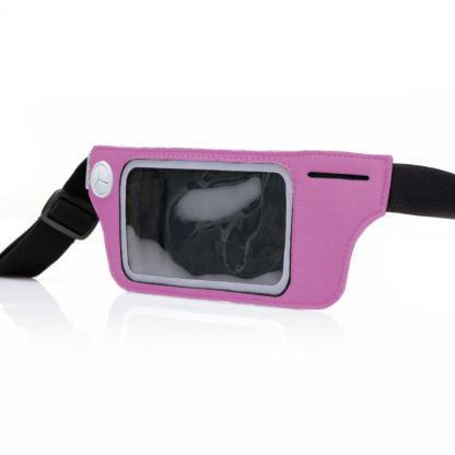 Tunewear Jogpocket - неопренов спортен калъф за iPhone и мобилни телефони (розов) 2