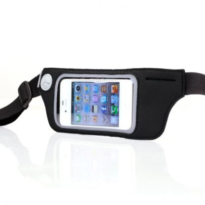 Tunewear Jogpocket - неопренов спортен калъф за iPhone и мобилни телефони (черен)