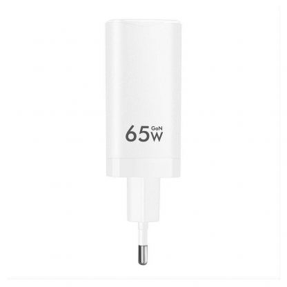 Захранване за ел. мрежа за лаптопи, смартфони и таблети с USB-A и 2xUSB-C изходи с технология за бързо зареждане - Tactical FlashBang GaN Fast Charger 65W (бял) 2