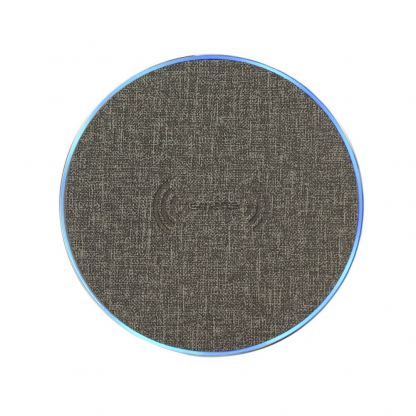 Поставка (пад) за безжично зареждане на Qi съвместими мобилни устройства - 4smarts Wireless Charger VoltBeam Style 15W (сив) 2