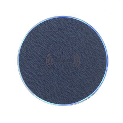 Поставка (пад) за безжично зареждане на Qi съвместими мобилни устройства - 4smarts Wireless Charger VoltBeam Style 15W (син) 2