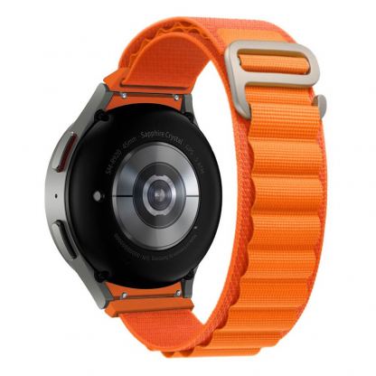 Текстилна каишка за Samsung Galaxy Watch, Huawei Watch, Xiaomi, Garmin и други часовници с 20мм захват - Tech-Protect Nylon Pro Band 20mm (оранжев) 2
