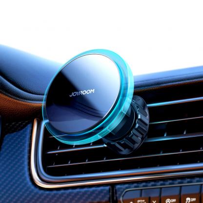 Поставка за радиаторa на кола с безжично зареждане за iPhone с Magsafe - Joyroom Magnetic Fast Wireless Vent Car Holder 15W (сребрист) 2